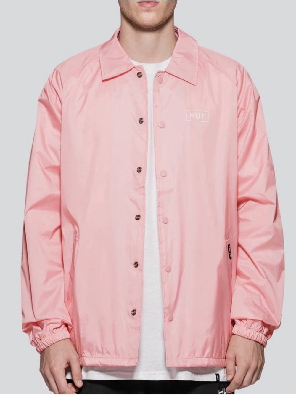 HUF Pink Coach Windbreaker Jacket